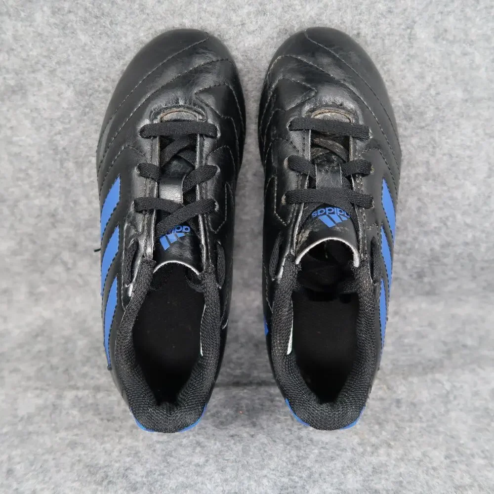 Adidas Shoes Kids 12k Soccer Cleats Goletto FG Football Boot Black Blue Youth